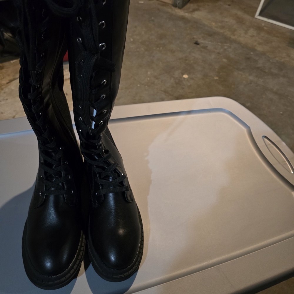 Black Combat Boots